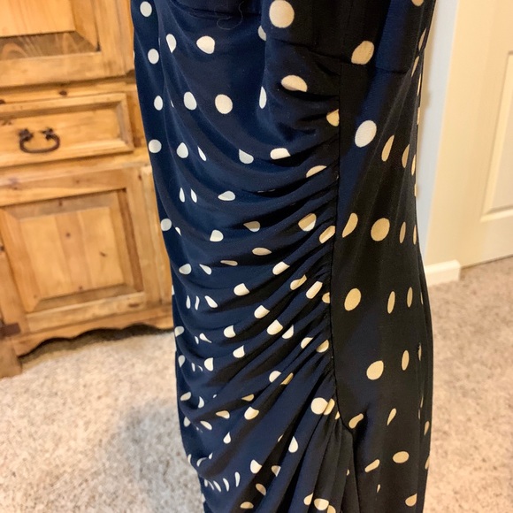 Lauren by Ralph Lauren, Polka Dot Jersey Dress - Picture 2 of 8